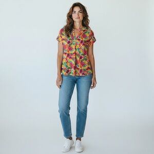 Dear Scarlett Colorful Abstract Fabric